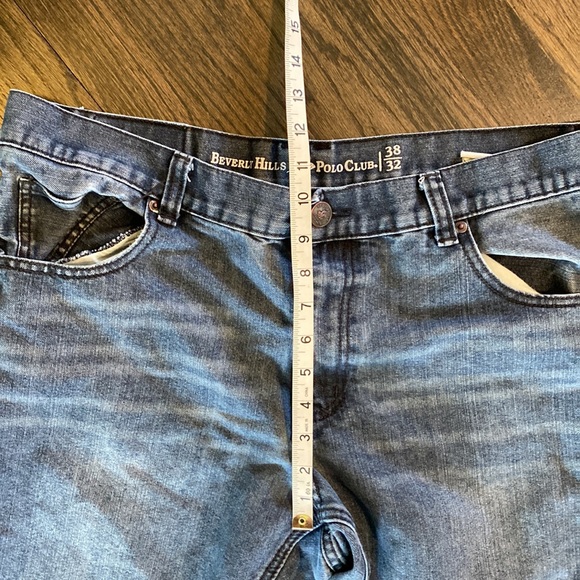 Beverly Hills Polo Club Straight Jeans 38 VGUC - Picture 4 of 7